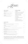 Graze Menu